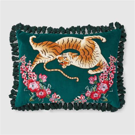 gucci tiger pillow|gucci throw pillows.